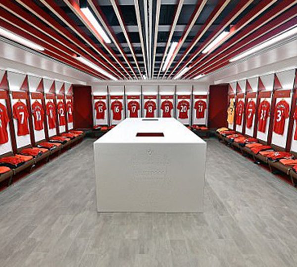 LFC dressing room