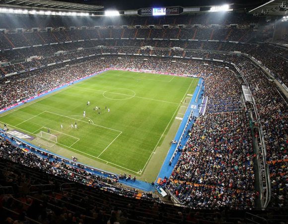 Real Madrid FC Match at Santiago Bernabeau