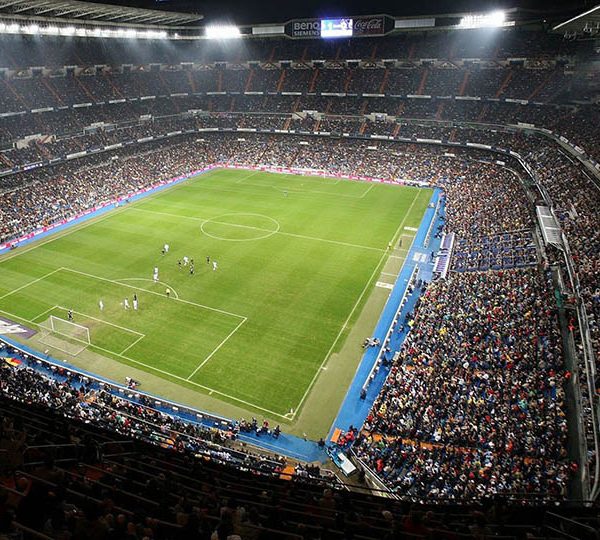 Real Madrid FC Match at Santiago Bernabeau